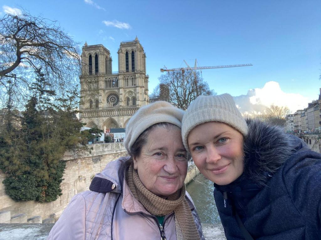 Лідія Таран у Парижі здійснила мрію мами (фото)