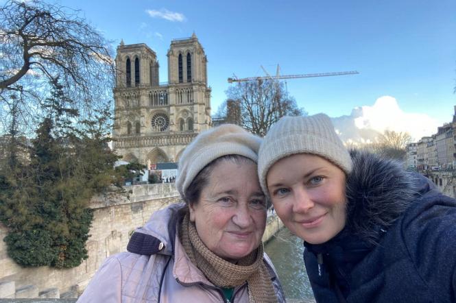 Лідія Таран у Парижі здійснила мрію мами (фото)