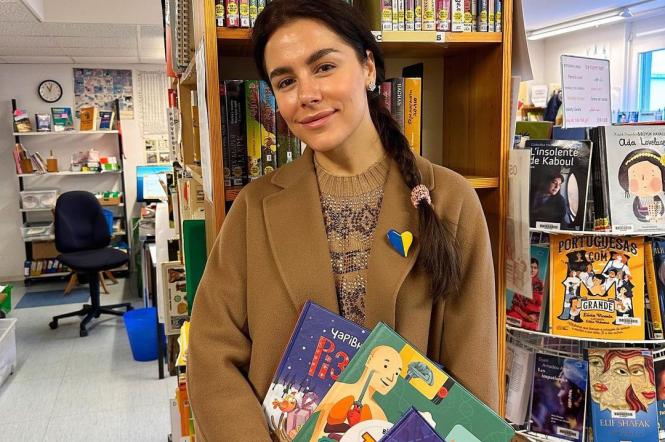 Іванна Онуфрійчук та її фонд організували доступ до українських книжок для дітей з України