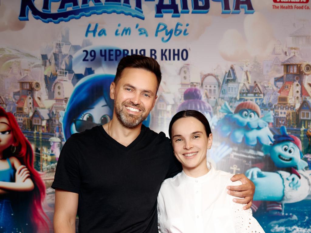 Тімур Мірошниченко і Валентина Хамайко завітал з родинами на прем’єру мультфільму Кракен-дівча, на ім'я Рубі - фото 1+1